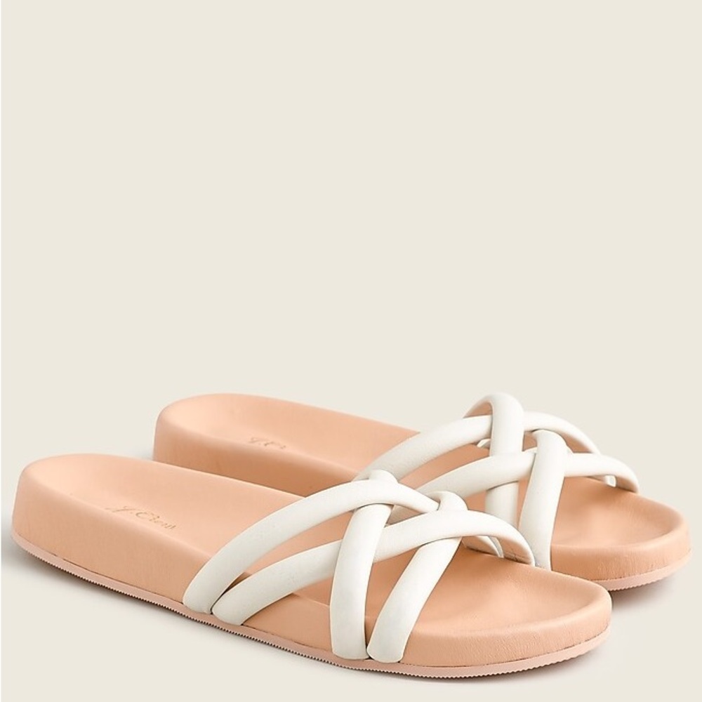 Pacific cushy strap sandals  like new.  SZ 9  Ivory